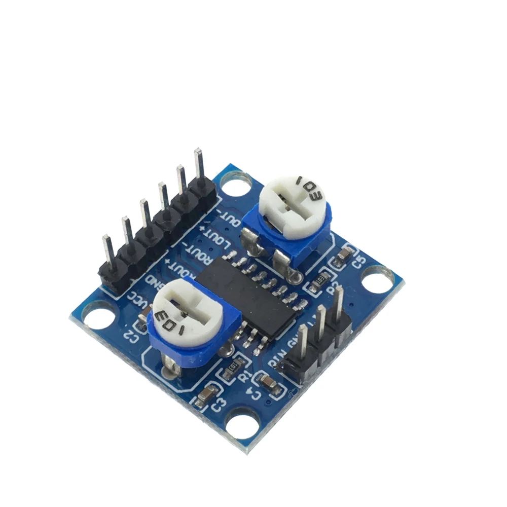 Бесплатная доставка! Плата цифрового усилителя 5 шт./лот PAM8406 с потенциометром