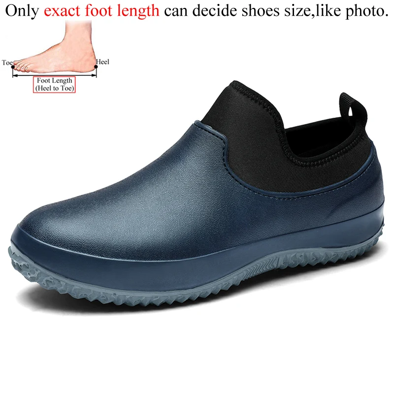 

Nonslip Chef Shoes For Men Kitchen Work Cook Hotel Restaurant Working Rubber Sandals Zapatos De Cocina Slip Resistant
