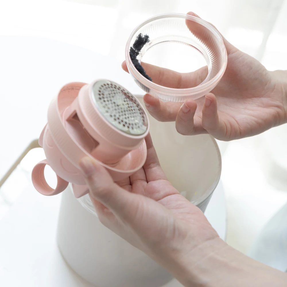 

Uareliffe Electric Ball Trimmer Clothes Hair Clipper Remover Portable Cute Cat Shaped Shaving for Sweater Quilt Smart Home kits