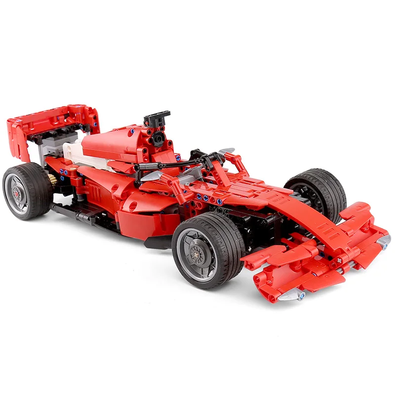 Yeshin MOC мотор Функция автомобилей моторная техника автомобиль F1 формула гоночный скоростной автомобиль строительные блоки кирпичи сборка автомобиля Модель детские игрушки