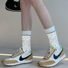 Светоотражающие носки с индивидуальным логотипом, светящиеся уличные ночные спортивные носки, светоотражающие Фотоэлементы