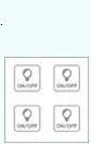 Wifi сенсорный светильник, значок, настенный переключатель, черная стеклянная панель, синий светодиодный, для ЕС и Великобритании, универсальный, умный дом, управление телефоном, 2 комплекта, 2 способа, реле