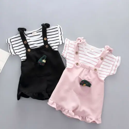 2 предмета детские нагрудники для малышей милая хлопковая Футболка с оборками на