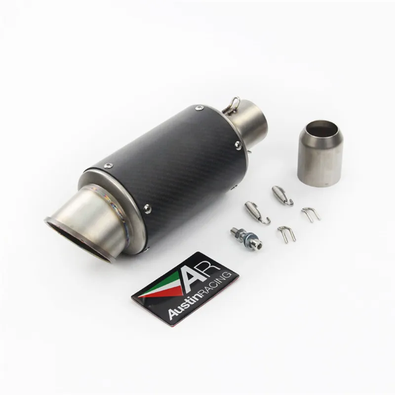 51 мм Универсальный мотоцикл AustinRacing выхлопная труба из нержавеющей стали