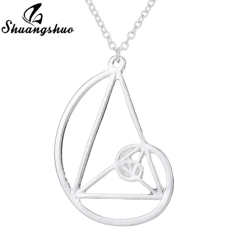 Ожерелье "Спираль с треугольником": подвеска Фибоначчи, отношение, психология, наука, биология, ювелирные изделия, мода, подарки учителям математики.