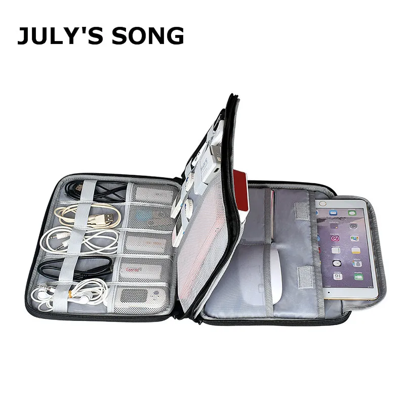 JULY'S SONG многофункциональная цифровая сумка для хранения портативный кабель USB