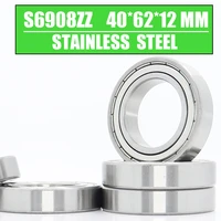 s6908zz bearing 406212 mm 5pcs high quality 440c s 6908 z zz s6908 stainless steel s6908z ball bearings
