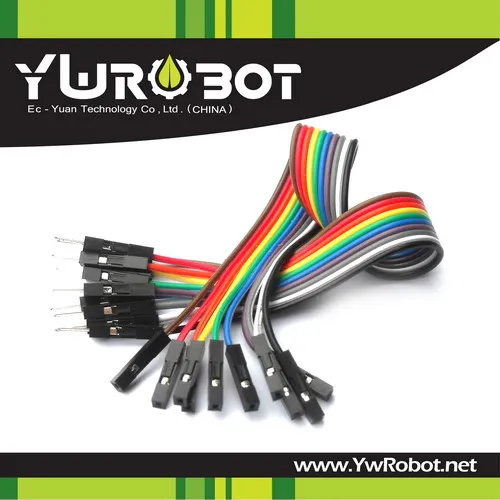 

[YwRobot] 1P DuPont connection male to female/20cm/ MCU Arduino sensor cable
