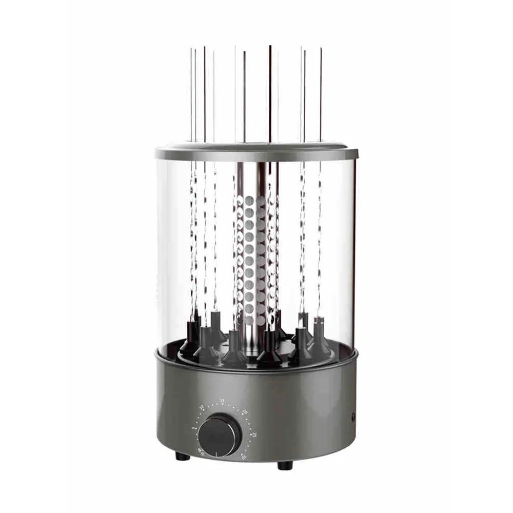 household electric barbecue grill skewers automatically rotate smokeless adjustable temperature electric grill free global shipping