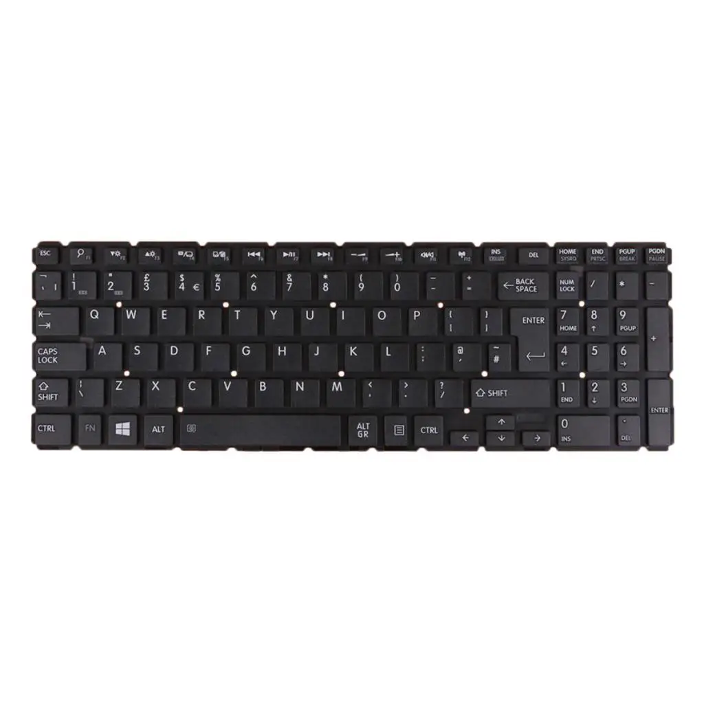 Английская раскладка для замены клавиатуры TOSHIBA Satellite L50 B S50 L50D L50T L55 (D) L50DT