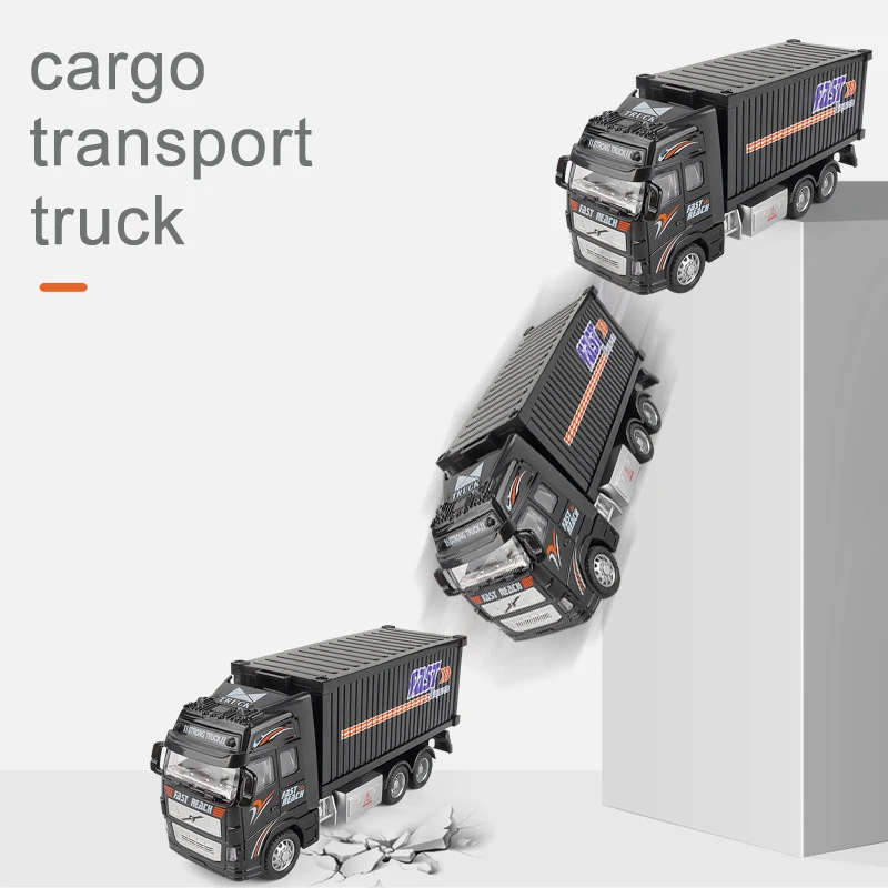 Масштаб 1:32 имитация грузовика-контейнера инерционная транспортная техника