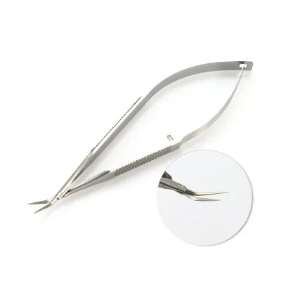 stainless straight Титановый сплав хирургический стоматологический ролики держатели игл офтальмологическое инструментальное устройство разблокировка иглы держатель хирургические инструменты - Цвет: stainless straight