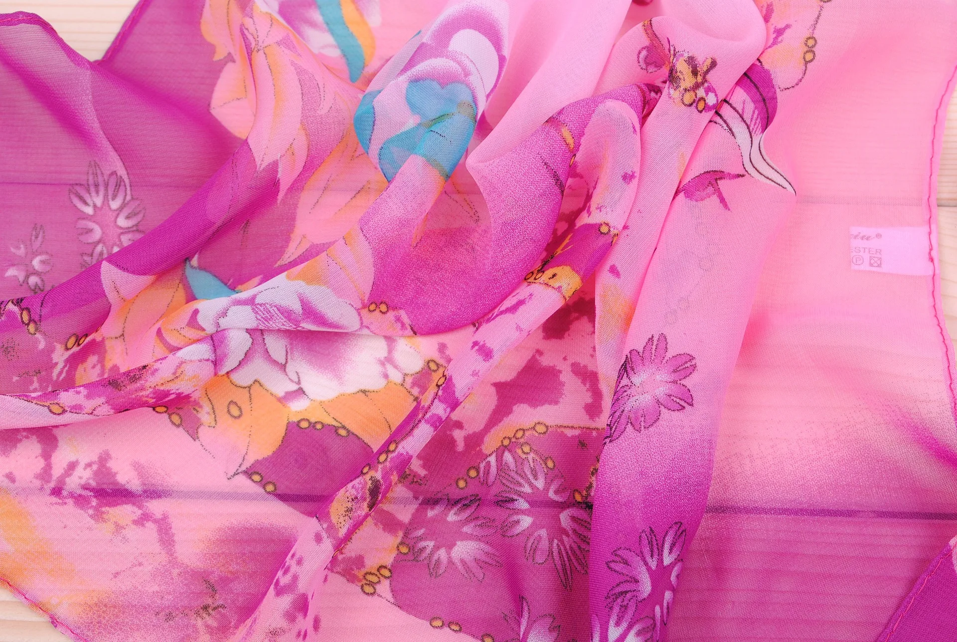 2020 FAL/WIN Magpie primula шифоновый цветочный шарф Шелковый квадратный хиджаб крутой