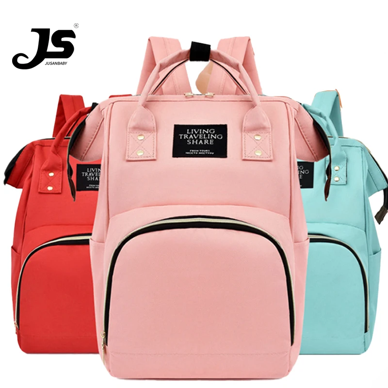 

Jusanbaby сумка для подгузников, рюкзак для мамы и ребенка, сумка для коляски, сумка для мамы, водонепроницаемая большая емкость, мода 2020, новости