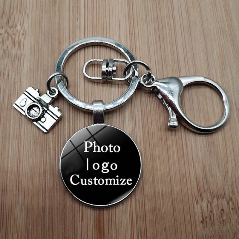 Стеклянный брелок для рисования с камерой Европейский средиземноморский