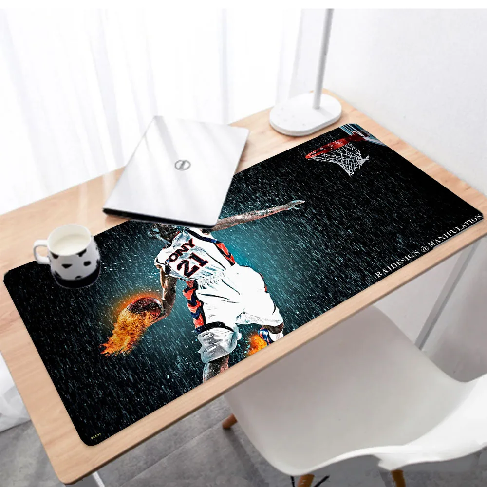 

Basketball Large Mouse Pad Gaming Accessories Notebook Office Mousepad One-piece Keyboard Desk Mat Xxlmini Pc Carpet Waterproof