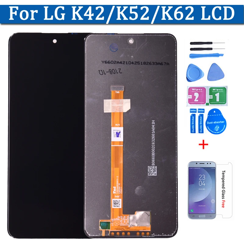 

Экран для LG K42 K52 K62, ЖК-дисплей для LM-K420 LMK520, сенсорный экран, сенсорная панель, дигитайзер в сборе, замена