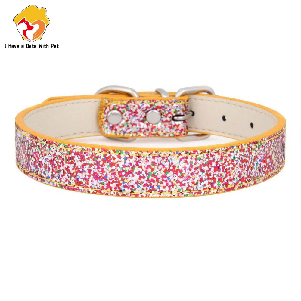 Яркий дизайнерский ошейник для кошек и собак с красочным рисунком ремешок шеи