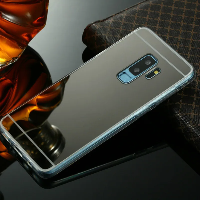 Зеркальный чехол для телефона samsung Galaxy A6 A8 A7 Plus 2018 S8 S9 S10 Lite Pro Note10 J7 Duo J5 J2 Prime TPU