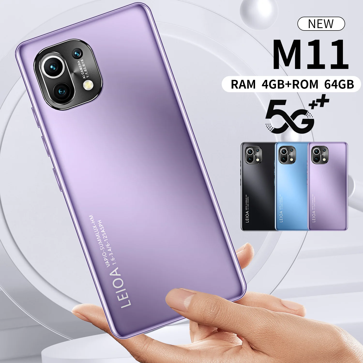 

Smartphone XIO M11 4G/5G LTE New Dual SIM Top Selling 5.0Inch HD Screen Mobile Phone Sansumg Deca Core Snapdragon888 Cellphone