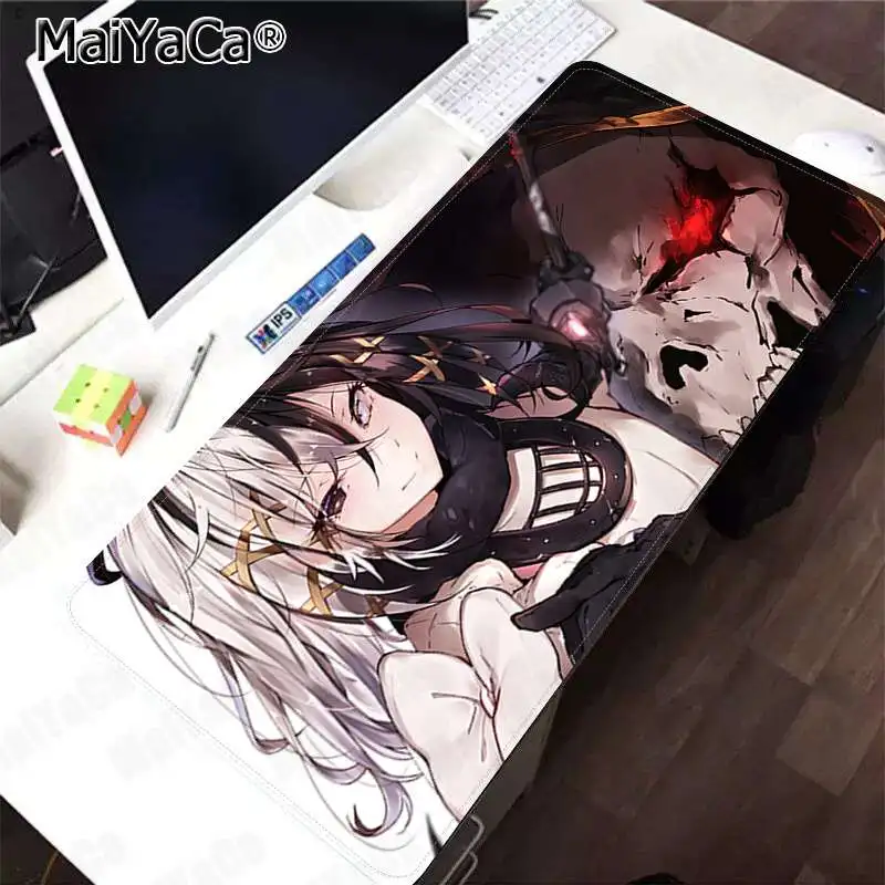 MaiYaCa Overlord персонажи офисные мыши геймер мягкий коврик для мыши Скорость/Управление версия большой игровой коврик для мыши