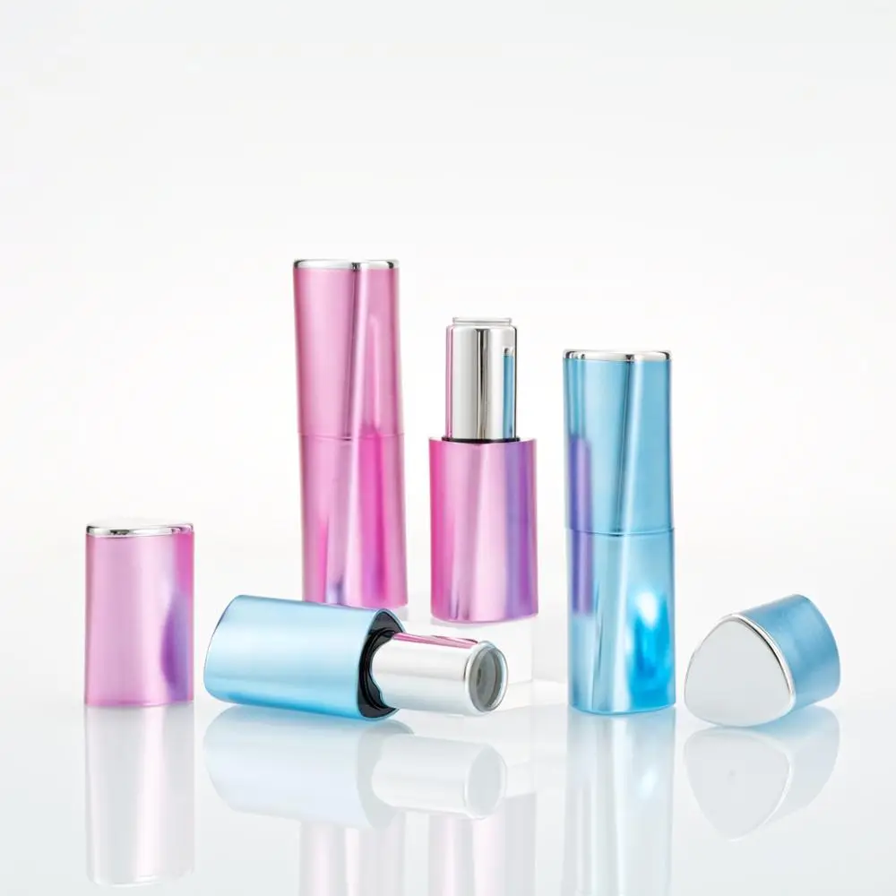 50pcs empty Lipstick tubes lipgloss tube triangle magnetic lip stick tubes lip gloss package material can be customized shell