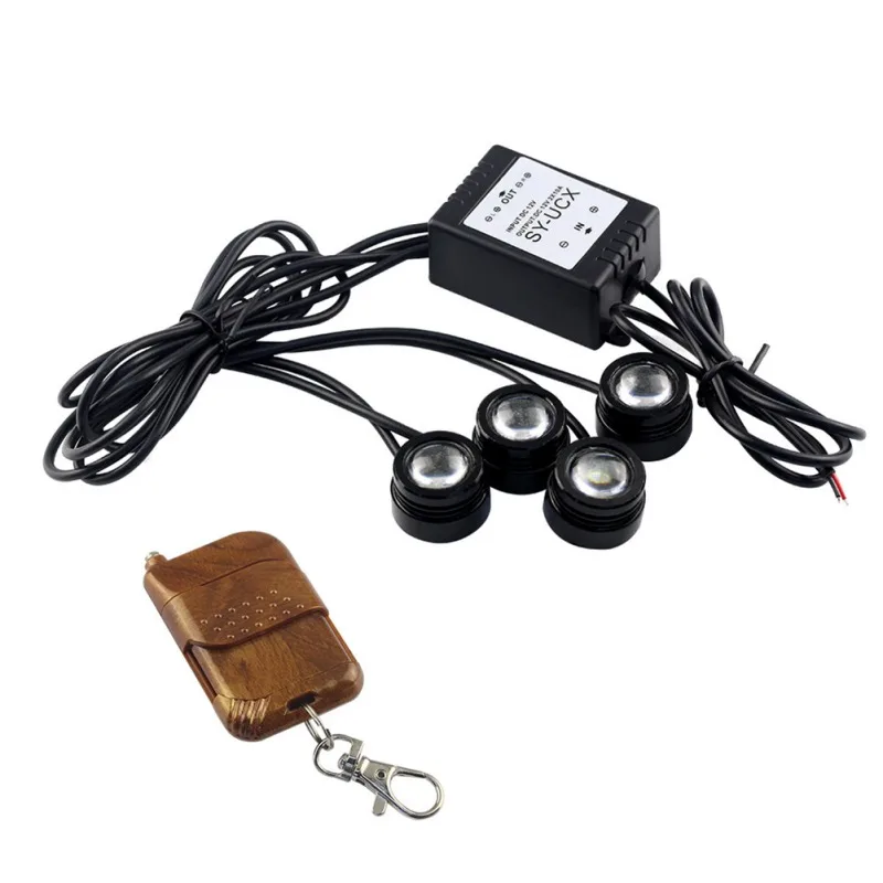 16 режимов Автомобильный светодиодный стробоскоп вспышка Управление С 4*1 5 Вт