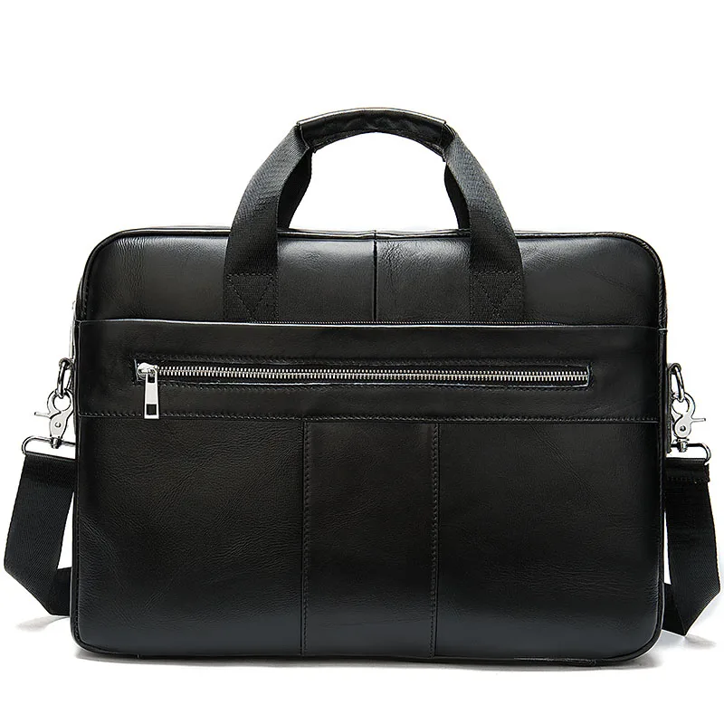 8523black gloosy WESTAL мужской портфель, мужская сумка из натуральной кожи, сумка для ноутбука, кожаная сумка для компьютера/офиса, Мужские портфели для документов, сумки - Цвет: 8523black gloosy
