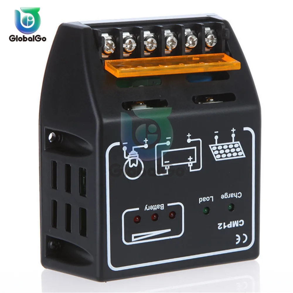 Автоматический контроллер заряда солнечной батареи 10 А 12 В 24 ШИМ контроллеры