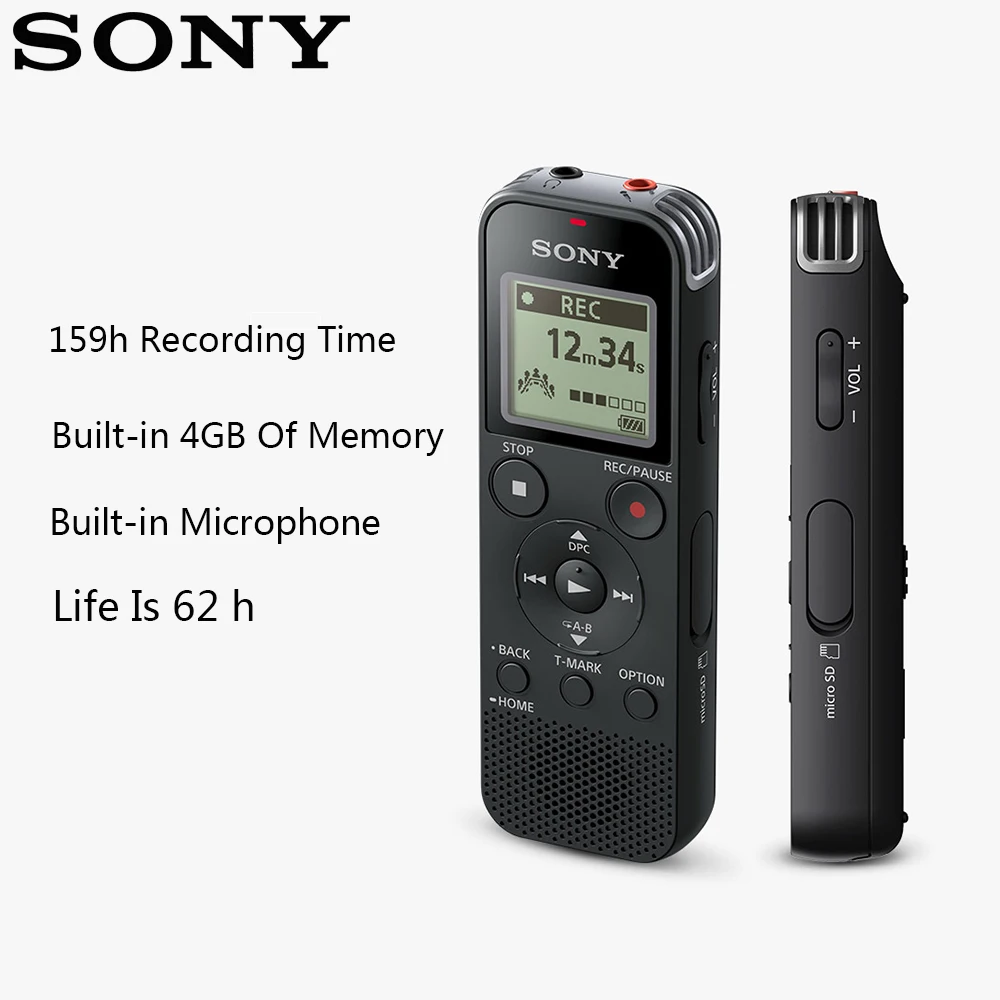 

Видеомагнитофон Sony ICD PX470, профессиональные MP3-плееры со встроенной памятью 4 Гб, диктофон, мини-шпионский диктофон с длительным сроком служб...