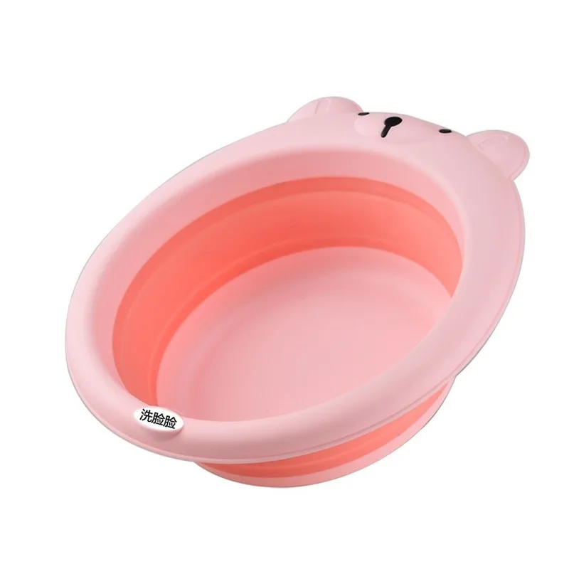 

Foldable Washbasin Pp Plastic Basin Portable Travel Folding Basin Contraction Band Washbasin