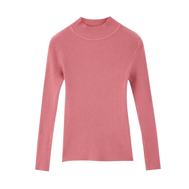 

Thin Black Slim-Fit Knitted Bottoming Shirt Women's Long Sleeve Korean Style Loose Inner Clothing Spring New Top