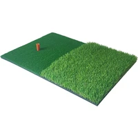 golf practice mat artificial turf nylon turf rubber tee backyard golf outdoor hitting mat durable training pad 40x60cm