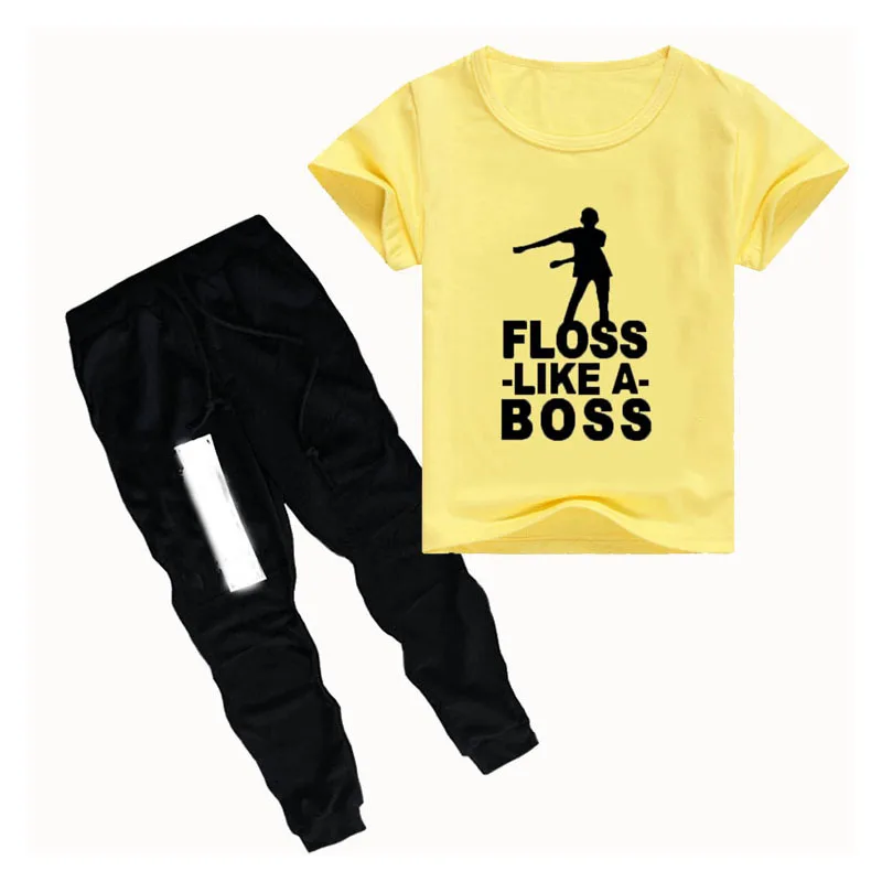 2 шт. детские футболки с коротким рукавом и принтом|Комплекты одежды для девочек| |