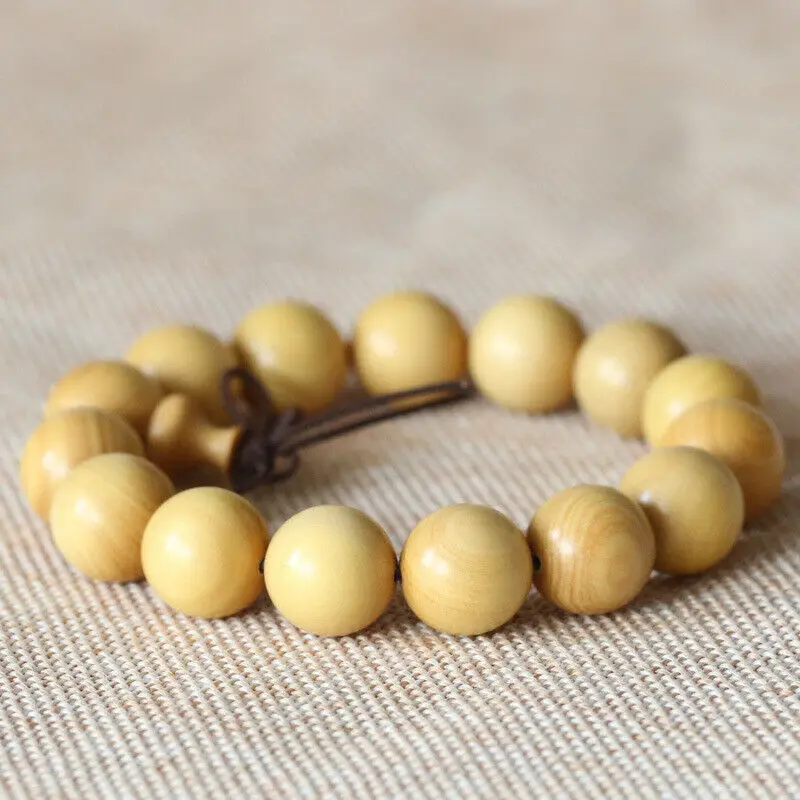 Самшит бусы Тибетский буддизм эластичный браслет амулет|Плетеные браслеты| |