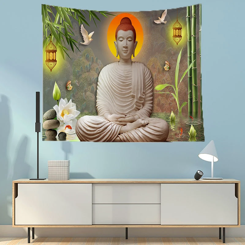 Индийский фон для стены тканевый декора гостиной 6 размеров в наличии коврик