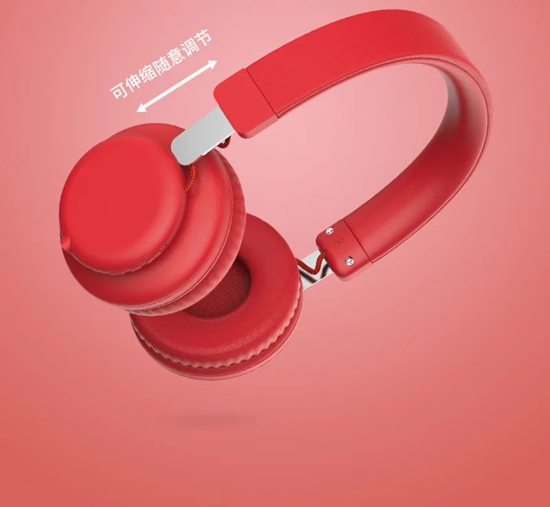 5,0 Bluetooth наушники милый розовый синий красный цвет Девочки Дети bluetooth-стереонаушники гарнитура с микрофоном для компьютера телефон