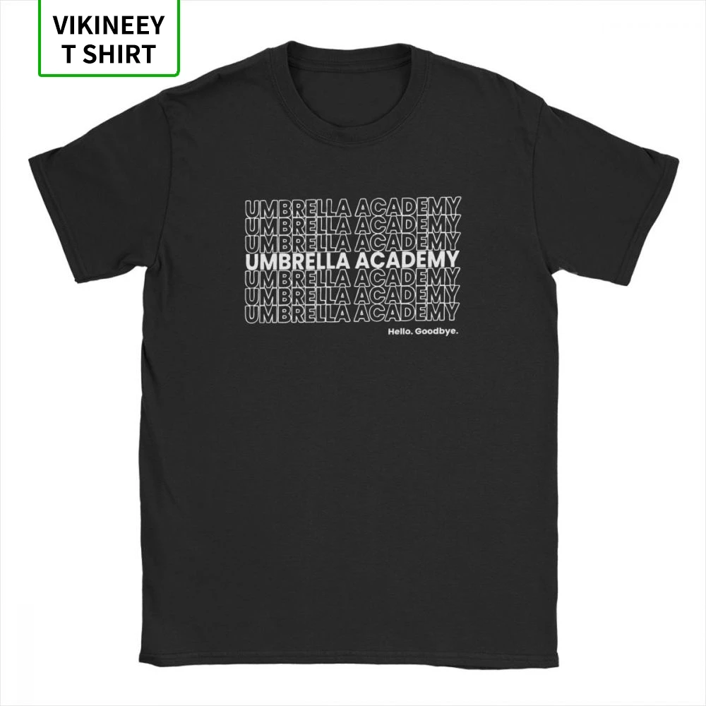 Винтажные зонтик Академии Футболка Мужская хлопковая футболка ча Диего Ваня