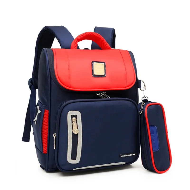 Aristocratic style school bags for boys girls Stylish large-capacity lightweight orthopedic school backpacks Waterproof backpack
