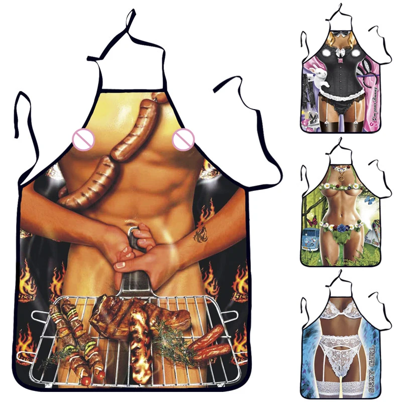 Забавный кухонный фартук сексуальный взрослый для женщин и мужчин вечерние