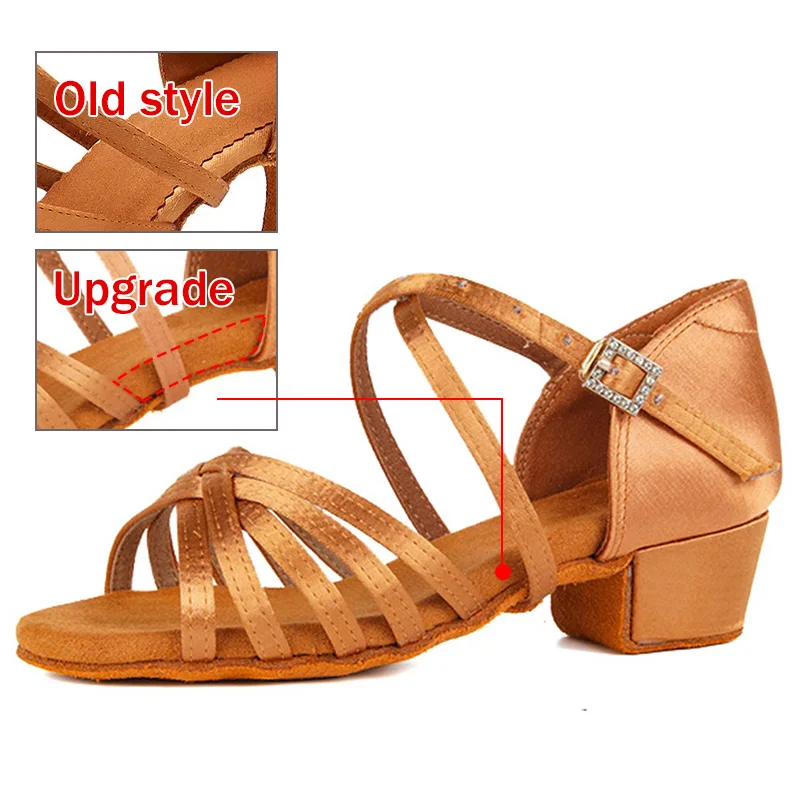 Популярная новинка Танцевальная обувь для латинских танцев детей Бальные туфли