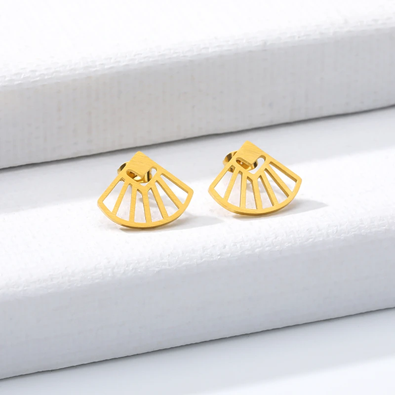 Женские серьги гвоздики из нержавеющей стали с подвесками|Серьги-гвоздики| |