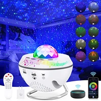 8 in 1 night light 2021 smart wifi galaxy projector with bluetooth music remote control timer for kids bedroom game