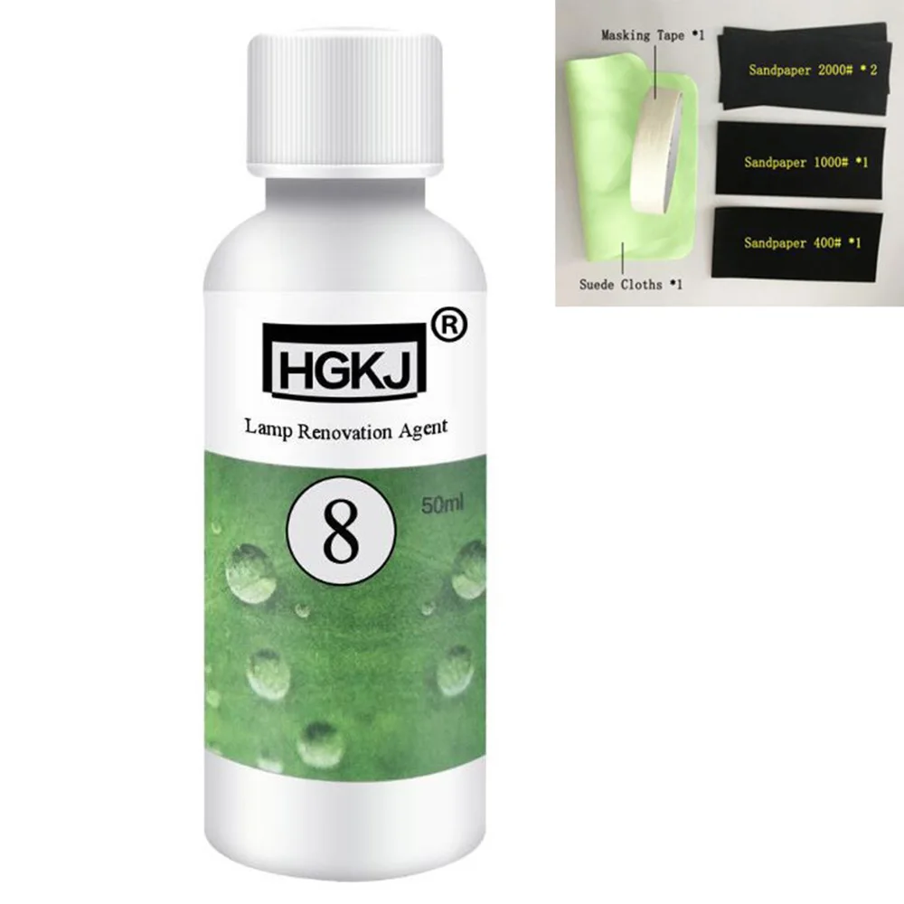 Набор для полировки фар набор восстановления pulir faros микрофибра моющее средство