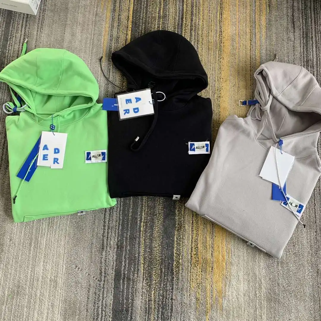 

High Street Brand ADER Hoodies Hooded Sweatshirts Women's Sweatshirt Kawaii Women's Clothing 2021 Y2k Oversized Men's Hoodies