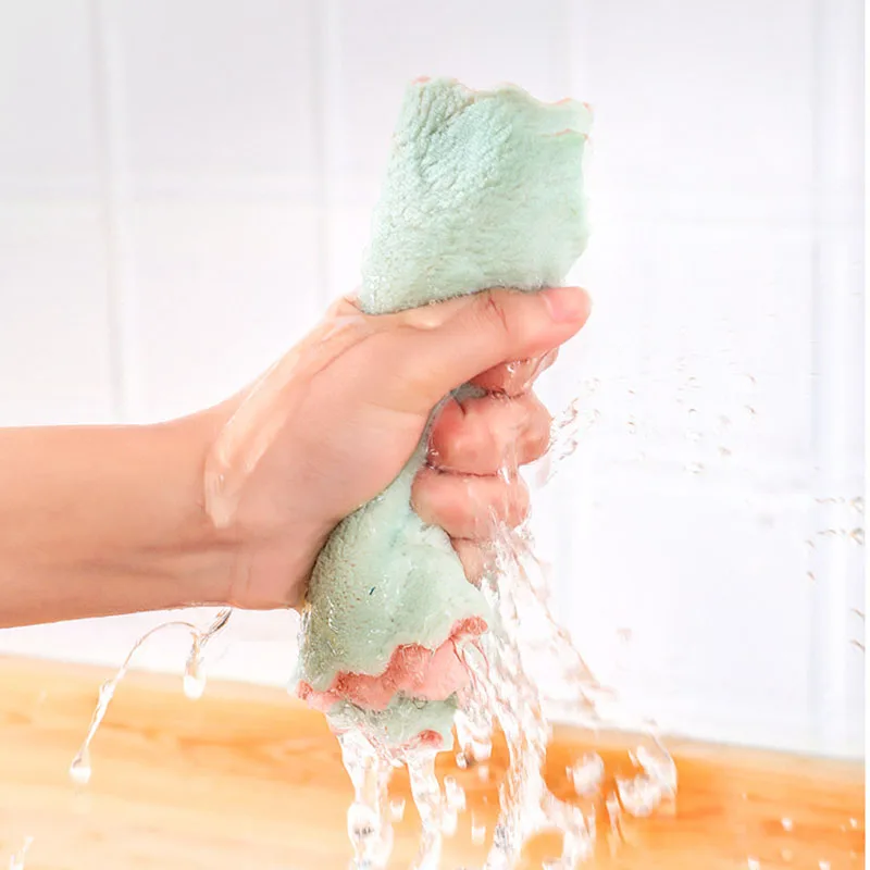 

Strong Absorbent Cloth Non-Stick Oil Dish Towel Wet And Dry Wipes Kitchen Gadgets Kitchen Accessories