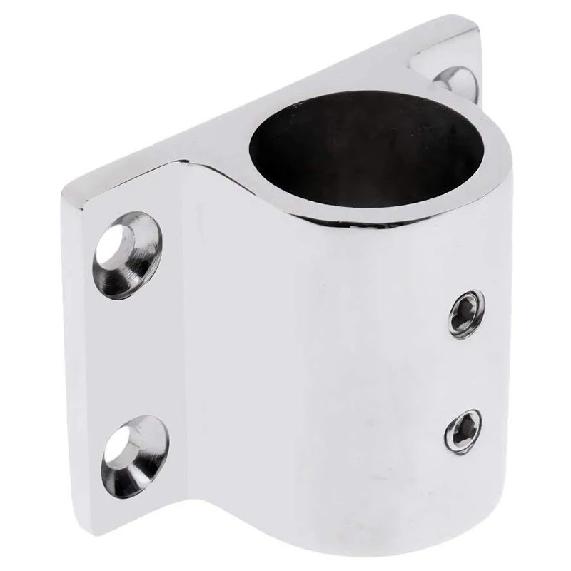 

2 Pieces Marine Boat Hand Rail Fitting Stainless Steel 90 Degree Stanchion Rectangle Base Mount Hand Rail Fitting