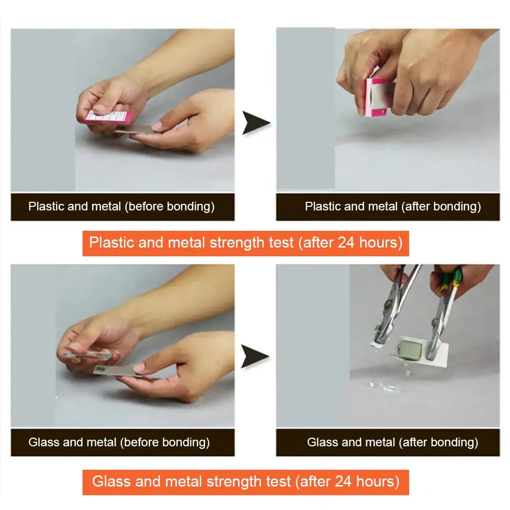 Автомобильный шприц эпоксидный клей AB Клей жидкий Эпоксид 25 мл Широкая