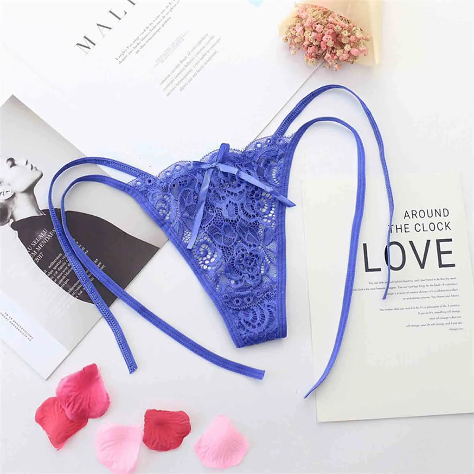 Сексуальное женское нижнее белье сексуальные стринги боковые кружевные ажурные