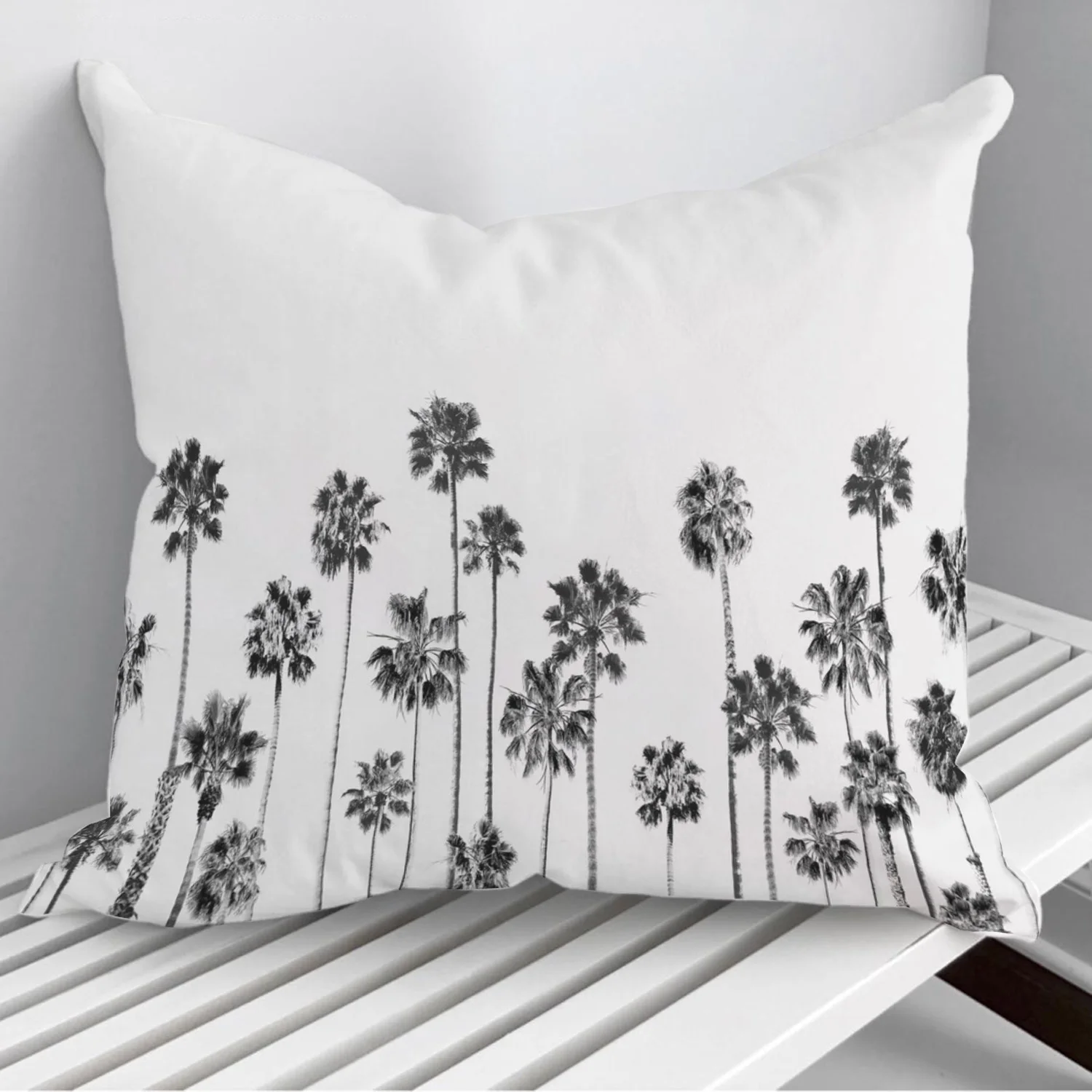 

Black And White Palms 2 Pillowcase Decorative Sofa Cushion Case Bed Pillow Cover Home Decor Car Cushion Cover 45*45cm